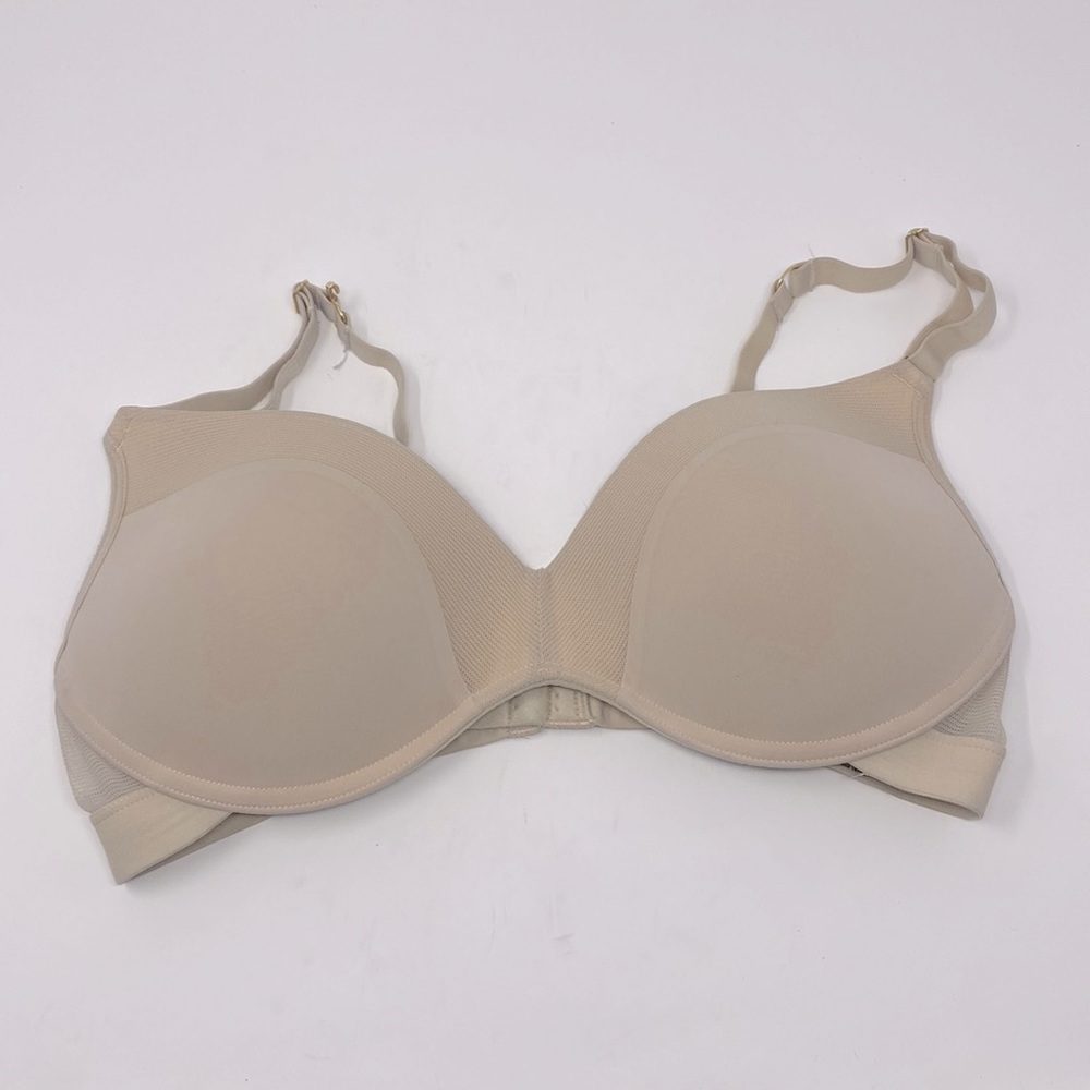 Nude Beige Wire Free Bra Size 36C Excellent Used Condition